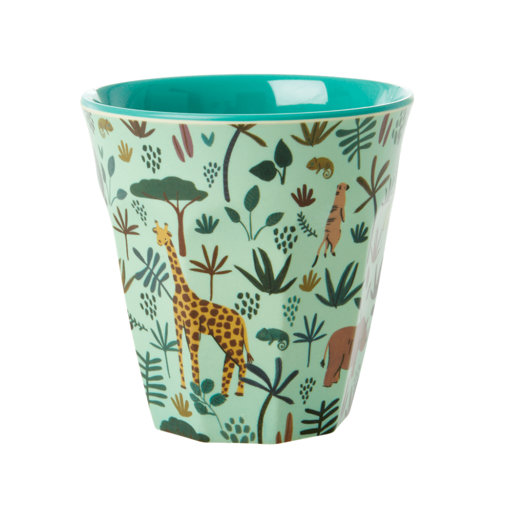 Jungle Green Print Melamine Cup By Rice DK